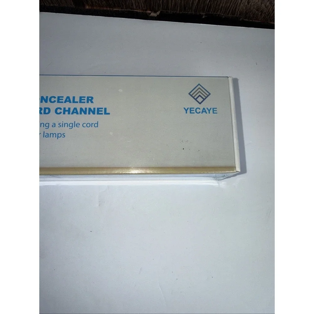 NEW 125in Cord Hider -‎ Yecaye One-Cord Channel Cable Concealer - Cord Cover